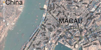แผนที่ของซาน malo มาเก๊า